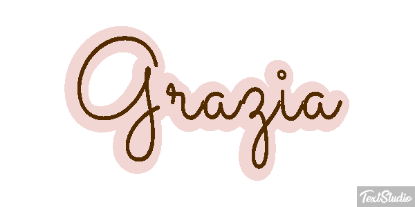 Grazia Tekst effect