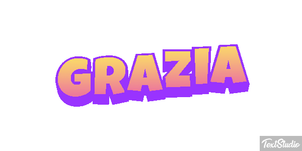Grazia Tekst effect