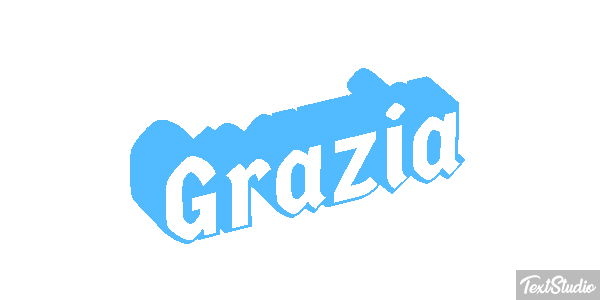Grazia Tekst effect