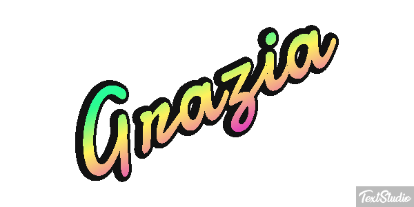 Grazia Tekst effect