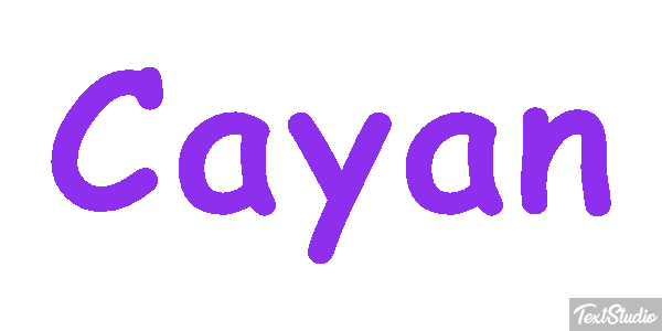 Çayan Text effect