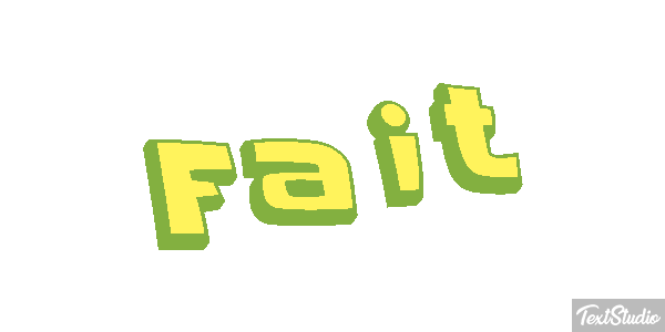 Fait Text effect