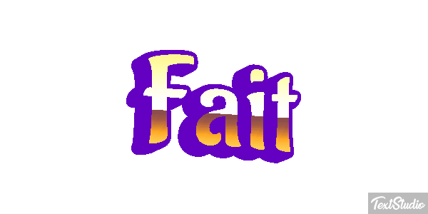 Fait Text effect