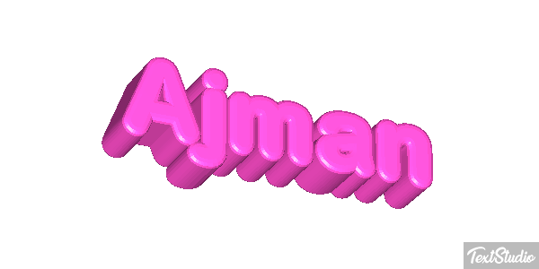 Ajman Text effect