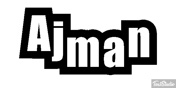 Ajman Text effect