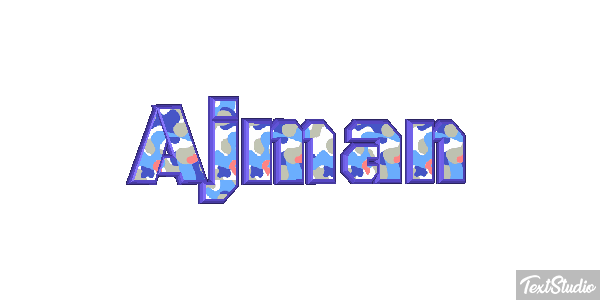 Ajman Text effect