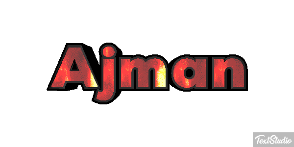 Ajman Text effect