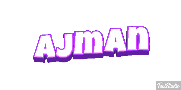 Ajman Text effect