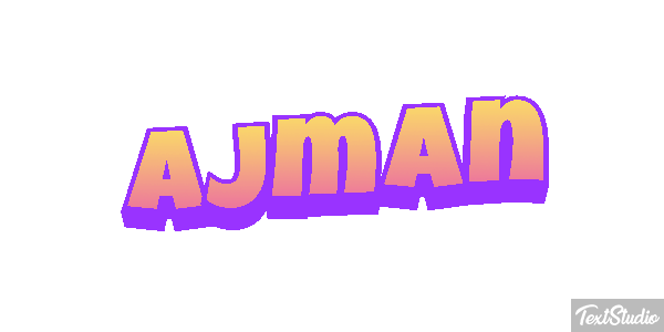 Ajman Text effect