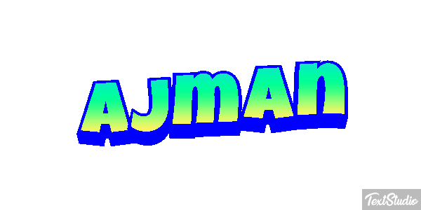 Ajman Text effect