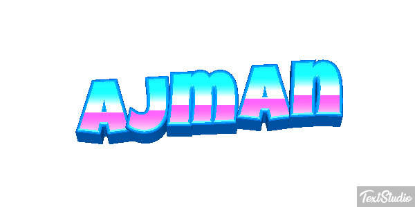 Ajman Text effect