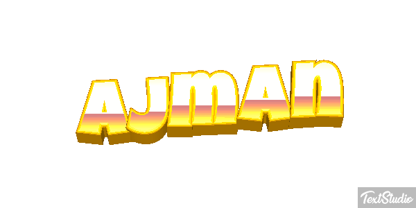 Ajman Text effect