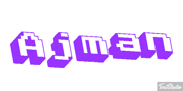 Ajman Text effect