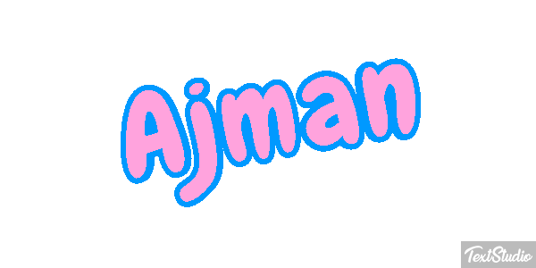 Ajman Text effect