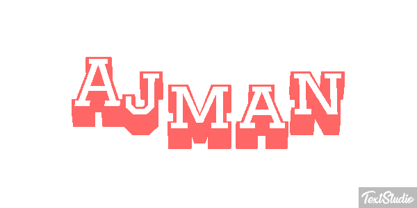 Ajman Text effect