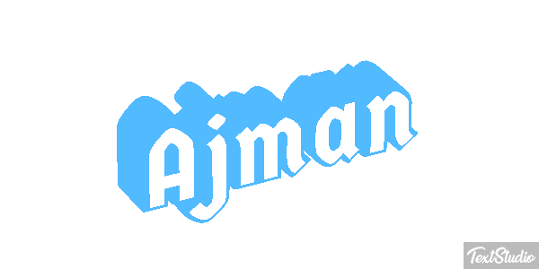 Ajman Text effect