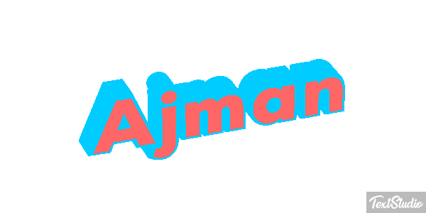 Ajman Text effect