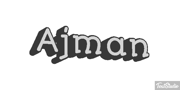 Ajman Text effect