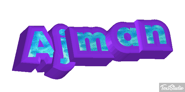 Ajman Text effect