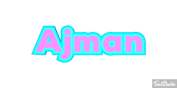 Ajman Text effect