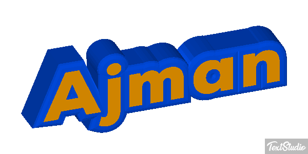 Ajman Text effect