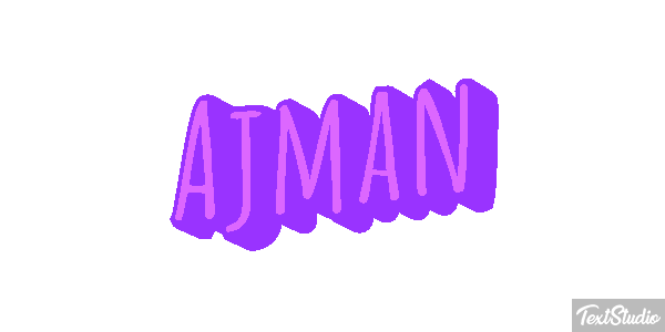Ajman Text effect