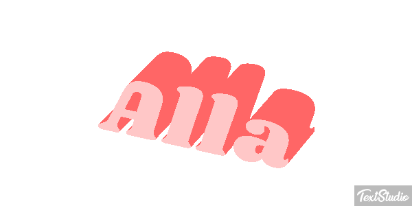 Alla Text effect