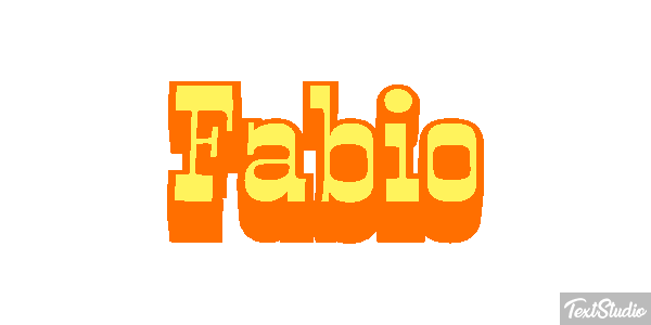 Fabio Efecto de texto