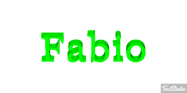 Fabio Efecto de texto