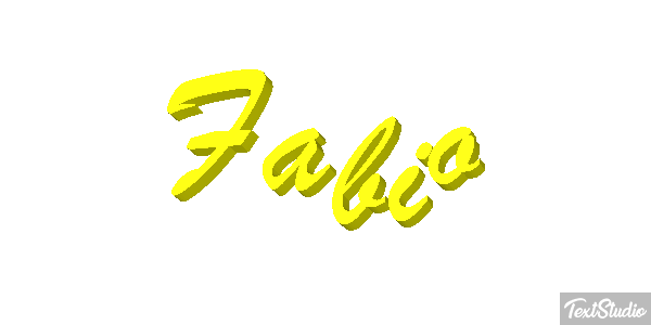 Fabio Efecto de texto