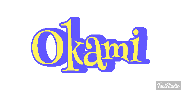 Okami Text effect