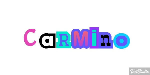 Carmino Effetto testo