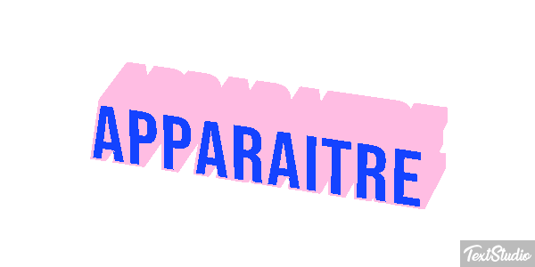 Apparaître Effet de texte