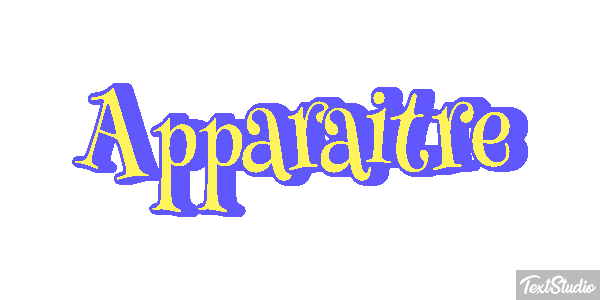Apparaître Effet de texte