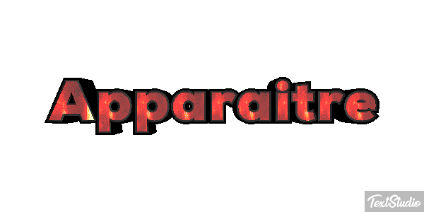 Apparaître Effet de texte