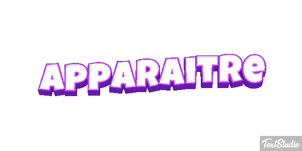 Apparaître Effet de texte