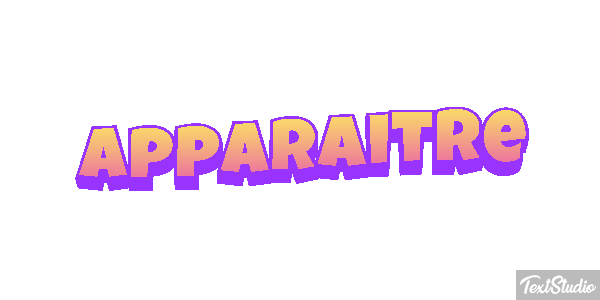 Apparaître Effet de texte