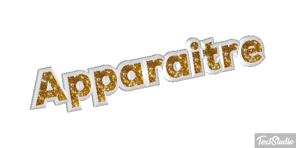 Apparaître Effet de texte