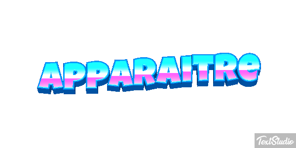 Apparaître Effet de texte