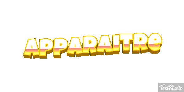 Apparaître Effet de texte