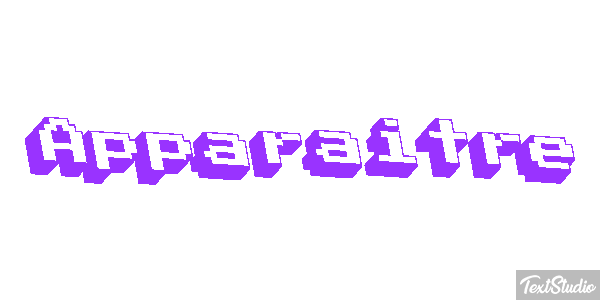 Apparaître Effet de texte