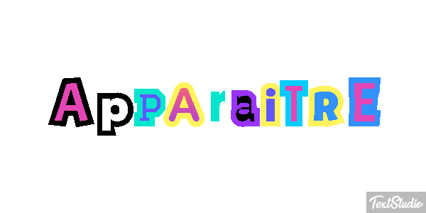 Apparaître Effet de texte