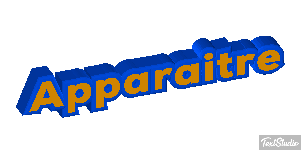 Apparaître Effet de texte