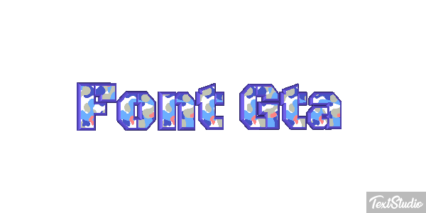 Font Gta Text effect