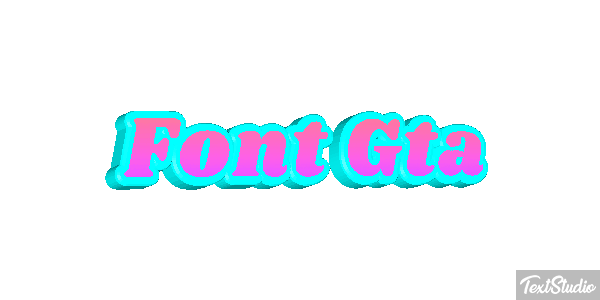 Font Gta Text effect
