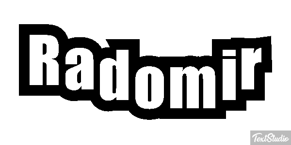 Radomir Efekt tekstowy