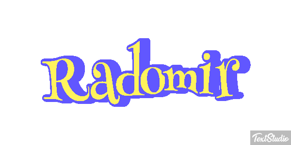 Radomir Efekt tekstowy