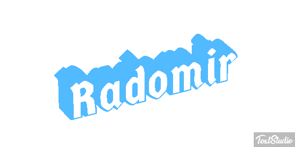 Radomir Efekt tekstowy