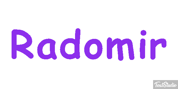 Radomir Efekt tekstowy