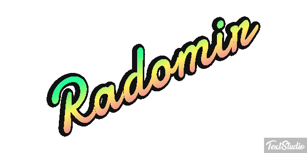 Radomir Efekt tekstowy